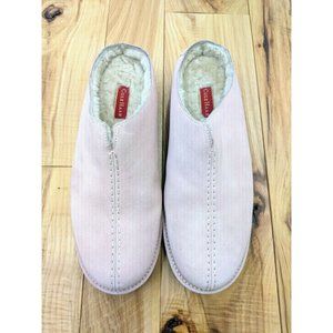 Cole Haan Women's Shearling Mules Pale Pink Size 8  EXCELLENT